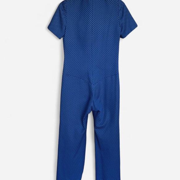 Vintage handmade 1970s jumpsuit with flare pants - Picture 4 of 5